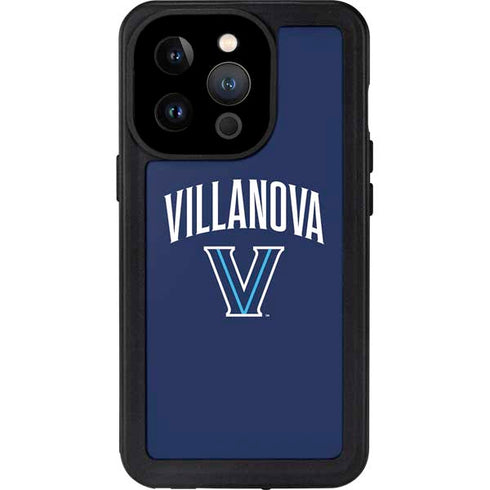 Villanova University Wildcats Black iPhone 14 Pro Waterproof Case