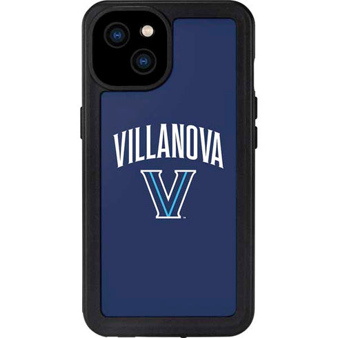 Villanova University Wildcats Black iPhone 15 Plus Waterproof Case