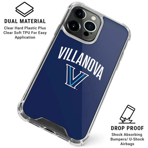 Villanova University Wildcats Black iPhone 15 Pro Clear Case