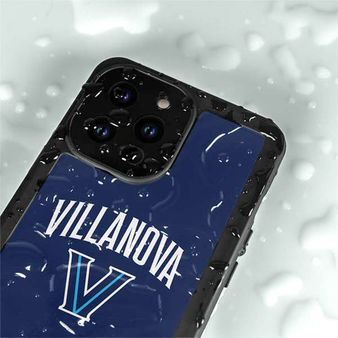 Villanova University Wildcats Black iPhone 15 Pro Waterproof Case