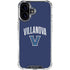 Villanova University Wildcats Black iPhone 16 Clear Case