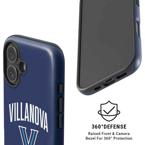 Villanova University Wildcats Black iPhone 16 Magsafe Impact Case