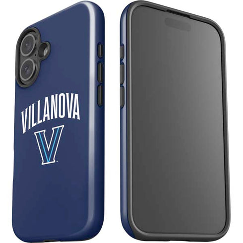 Villanova University Wildcats Black iPhone 16 Plus Impact Case