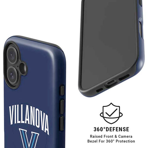 Villanova University Wildcats Black iPhone 16 Plus Magsafe Impact Case