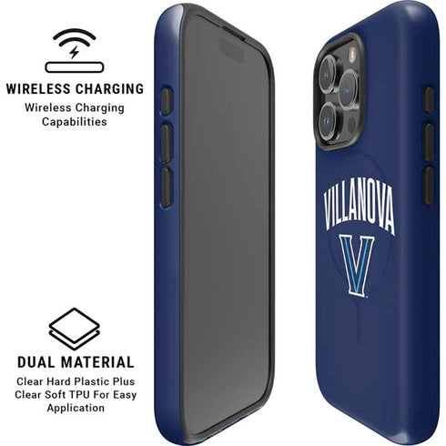 Villanova University Wildcats Black iPhone 16 Pro Magsafe Impact Case