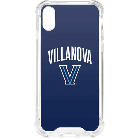 Villanova University Wildcats Black iPhone XS Clear Case