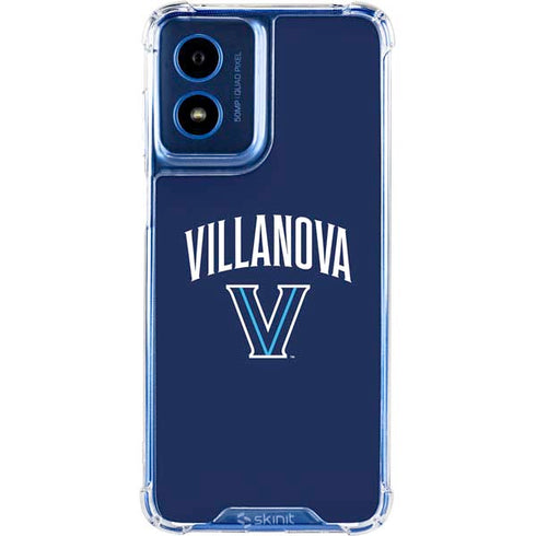 Villanova University Wildcats Black Moto G 5G (2024) Clear Case