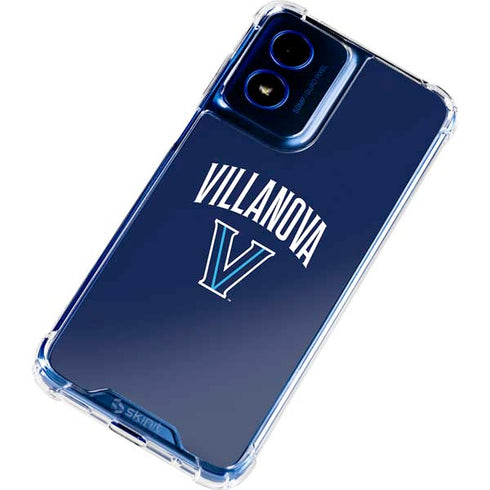 Villanova University Wildcats Black Moto G 5G (2024) Clear Case