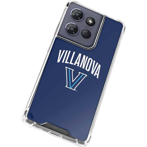 Villanova University Wildcats Black Moto G Stylus 5G (2025) Clear Case