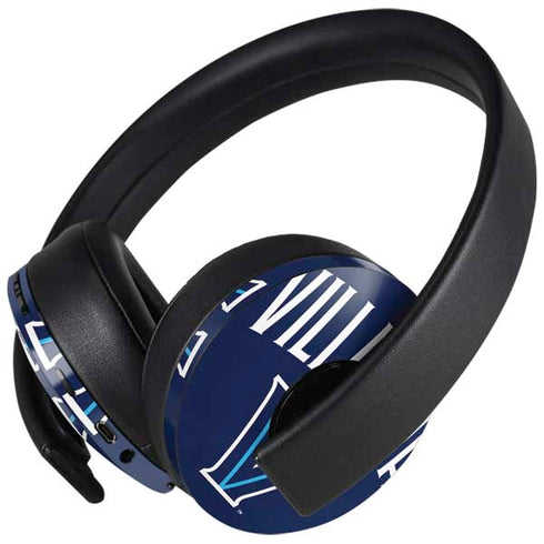 Villanova University Wildcats Black PlayStation 4 Gold Wireless Headset Skin