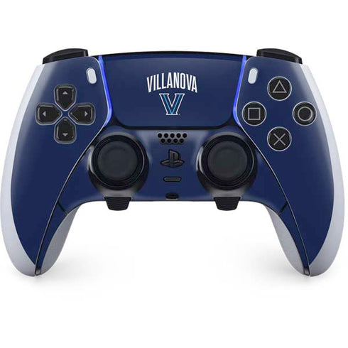 Villanova University Wildcats Black PS5 DualSense Edge Pro Controller Skin