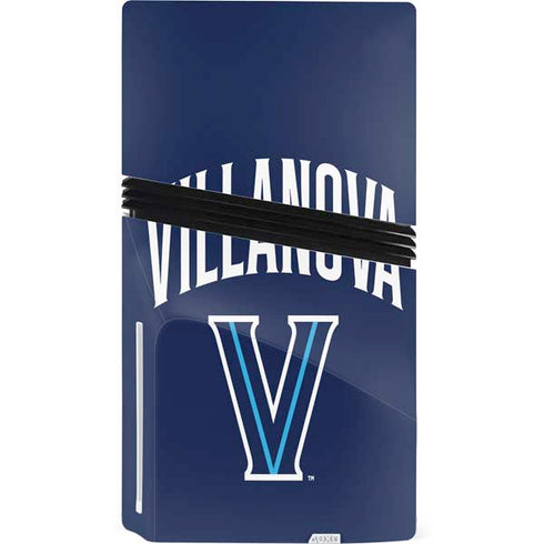 Villanova University Wildcats Black PS5 Pro Disk Console Skin