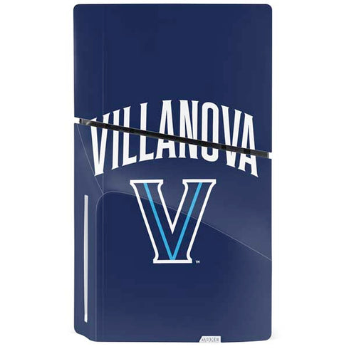 Villanova University Wildcats Black PS5 Slim Disk Console Skin