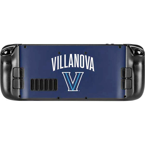 Villanova University Wildcats Black Steam Deck Handheld Gaming Computer OLED Skin
