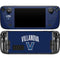 Villanova University Wildcats Black Steam Deck Handheld Gaming Computer Skin