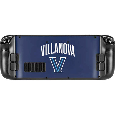 Villanova University Wildcats Black Steam Deck Handheld Gaming Computer Skin