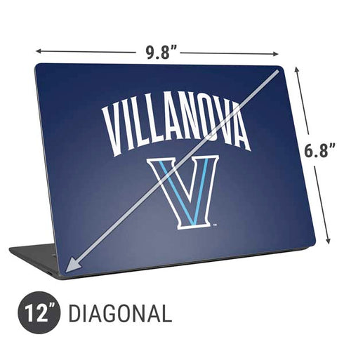 Villanova University Wildcats Black Universal Laptop 12in (9.8 x 6.8in) Skin
