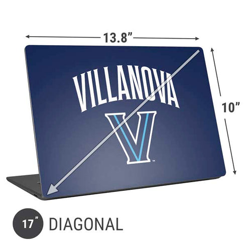 Villanova University Wildcats Black Universal Laptop 17in (13.8 x 10in) Skin
