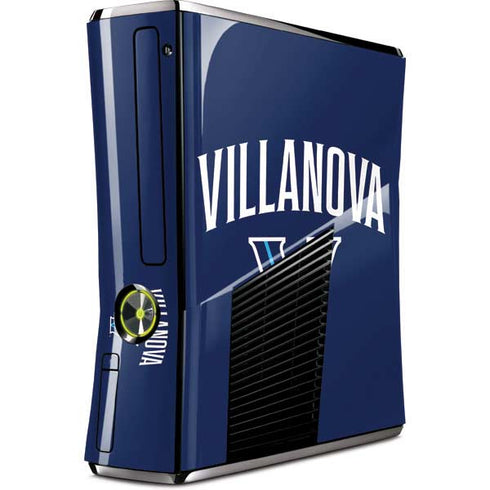 Villanova University Wildcats Black Xbox 360 Slim (2010) Skin
