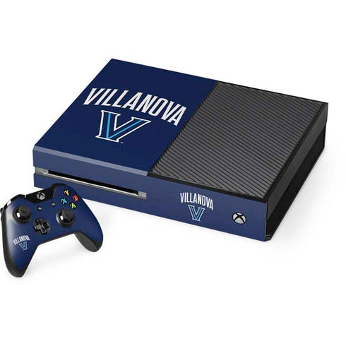 Villanova University Wildcats Black Xbox One Console and Controller Bundle Skin