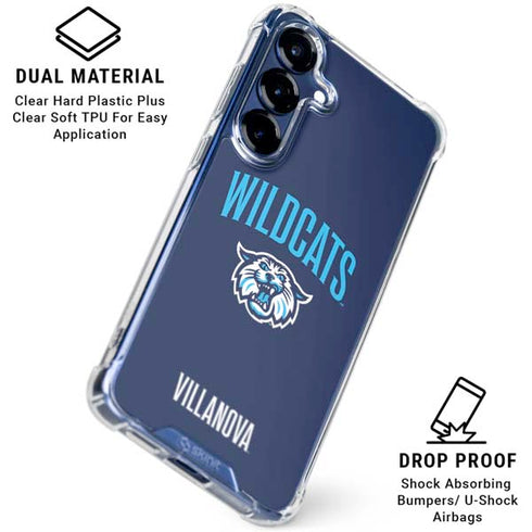 Villanova University Wildcats Galaxy S25 Plus Clear Case