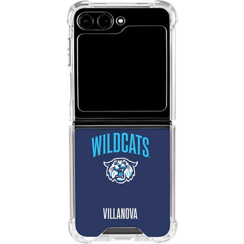 Villanova University Wildcats Galaxy Z Flip5 5G Clear Case