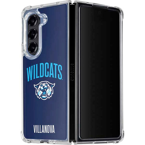 Villanova University Wildcats Galaxy Z Fold5 5G Clear Case