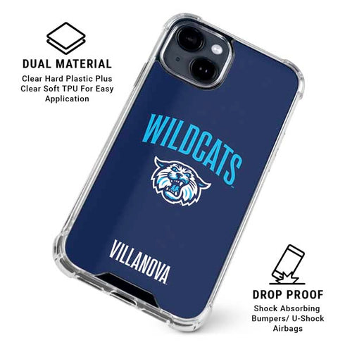Villanova University Wildcats iPhone 14 Plus Clear Case
