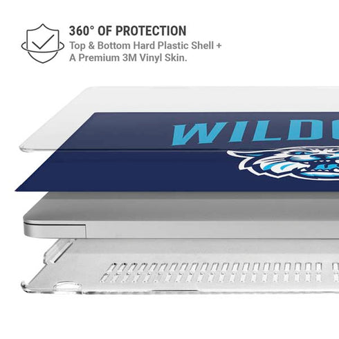 Villanova University Wildcats MacBook Pro 15in (2016-19) Case plus Skin