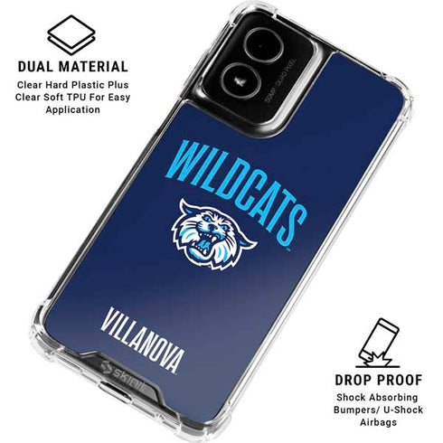 Villanova University Wildcats Moto G Power 5G (2024) Clear Case