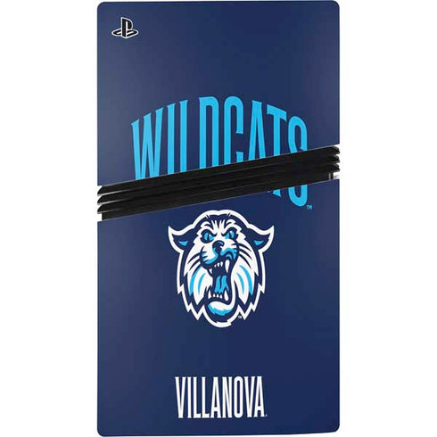 Villanova University Wildcats PS5 Pro Disk Console Skin