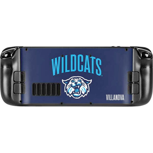 Villanova University Wildcats Steam Deck Handheld Gaming Computer OLED Skin