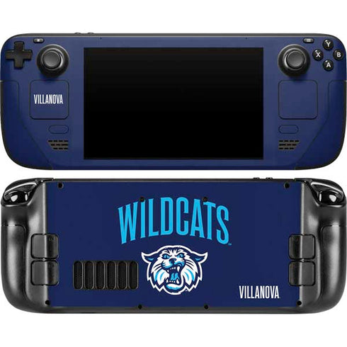 Villanova University Wildcats Steam Deck Handheld Gaming Computer Skin