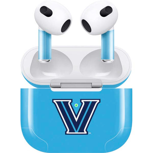 Villanova University Wildcats V Large Apple AirPods (3rd Gen 2021) Skin