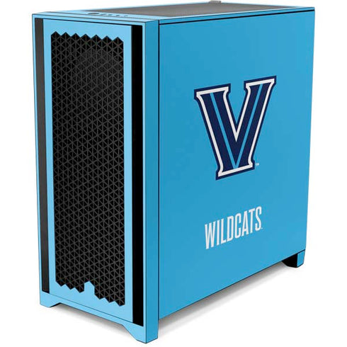 Villanova University Wildcats V Large Corsair 4000D Tempered Glass Mid-Tower ATX Case Skin