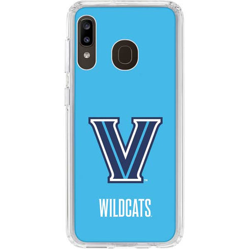 Villanova University Wildcats V Large Galaxy A20 Clear Case