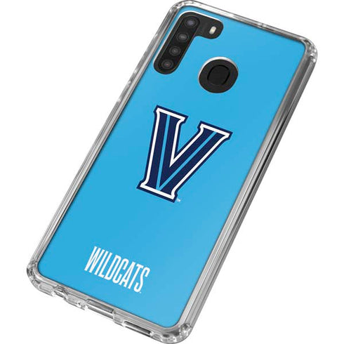 Villanova University Wildcats V Large Galaxy A21 Clear Case