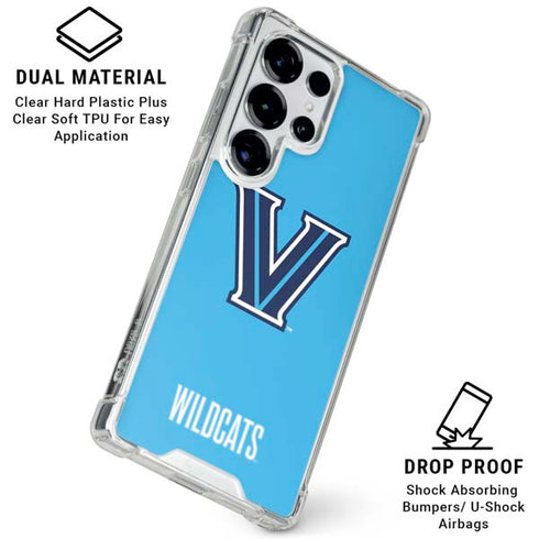 Villanova University Wildcats V Large Galaxy S26 Ultra Clear Case