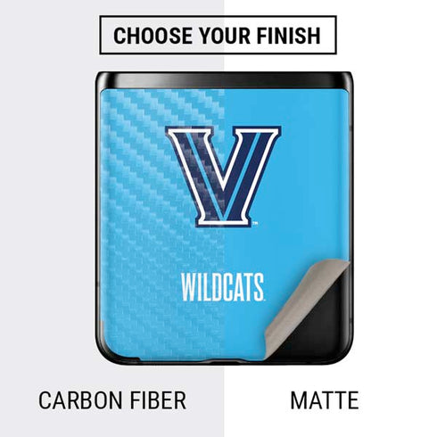 Villanova University Wildcats V Large Galaxy Z Flip Skin