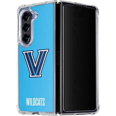 Villanova University Wildcats V Large Galaxy Z Fold5 5G Clear Case
