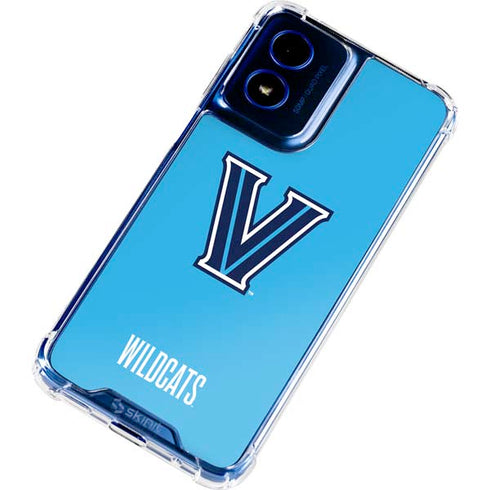 Villanova University Wildcats V Large Moto G 5G (2024) Clear Case