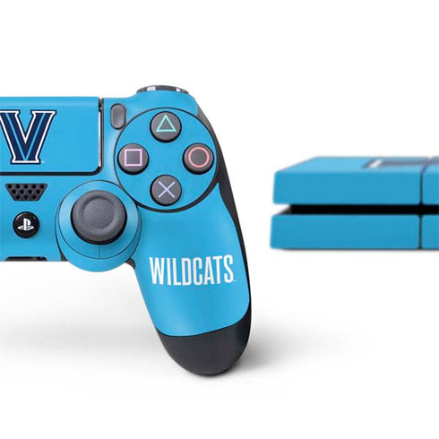 Villanova University Wildcats V Large PS4 Console and Controller Bundle Skin