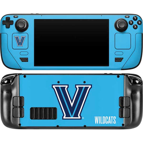 Villanova University Wildcats V Large Steam Deck Handheld Gaming Computer OLED Skin