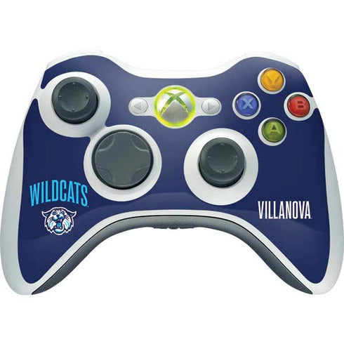 Villanova University Wildcats Xbox 360 Wireless Controller Skin