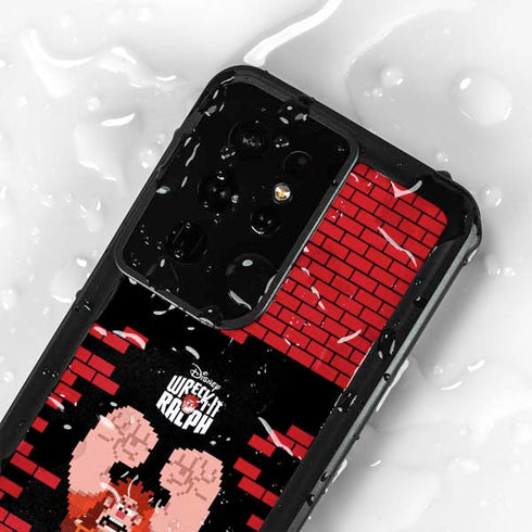 Disney Wreck-it Ralph Vintage Arcade Galaxy S24 Ultra Waterproof Case