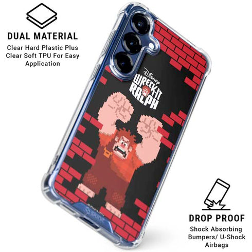 Disney Wreck-it Ralph Vintage Arcade Galaxy S25 Clear Case