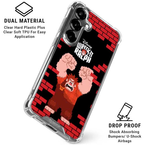 Disney Wreck-it Ralph Vintage Arcade Galaxy S26 Plus Clear Case