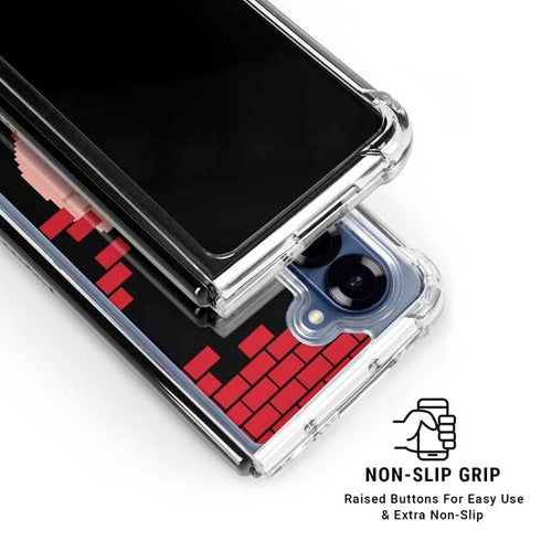 Disney Wreck-it Ralph Vintage Arcade Galaxy Z Fold7 Clear Case