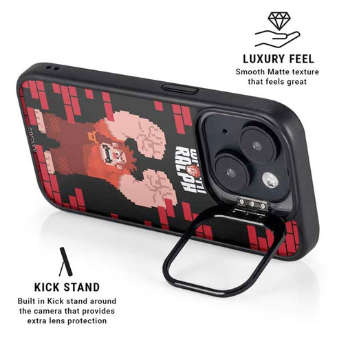 Disney Wreck-it Ralph Vintage Arcade iPhone 15 Kickstand Case