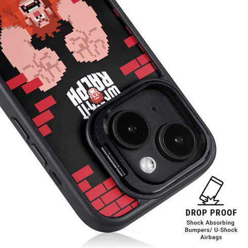 Disney Wreck-it Ralph Vintage Arcade iPhone 15 Kickstand Case